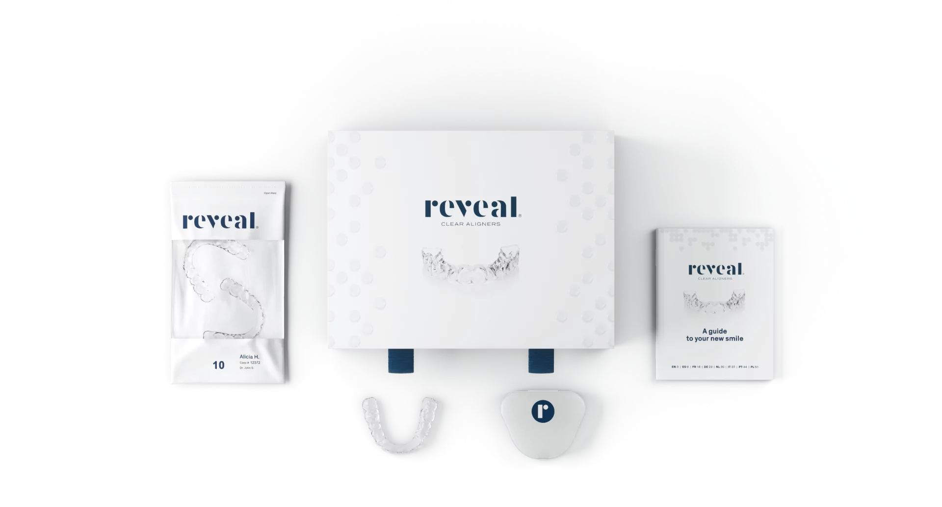 Reveal Clear Aligners Packaging